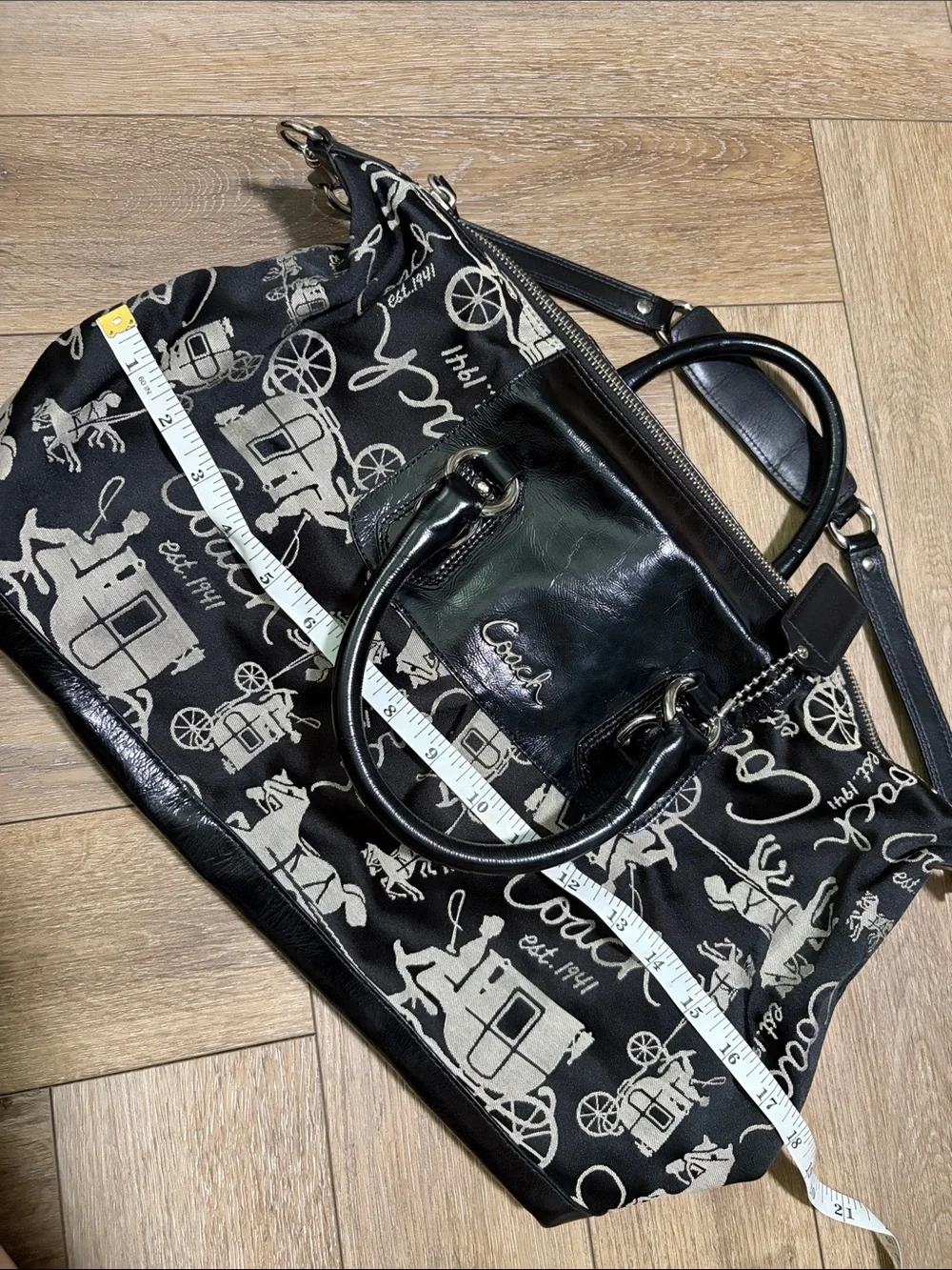 Vintage Coach Carriage Bag
